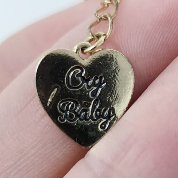 Melanie Martinez Crybaby Pacifier Gold Tone Necklace Rare HTF - Picture 3 of 16